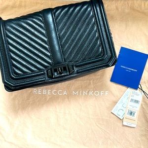 Rebecca Minkoff Chevron Quilted Love Crossbody
